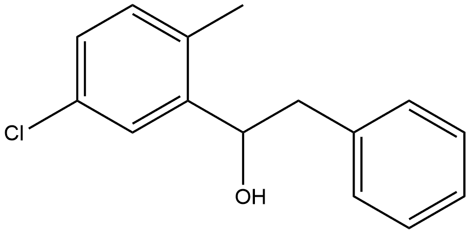 α-(5-Chloro-2-methylphenyl)benzeneethanol Structure