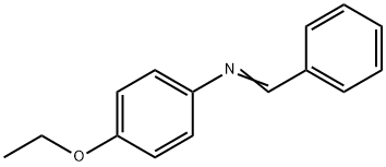 Benzenamine, 4-ethoxy-N-(phenylmethylene)- Structure