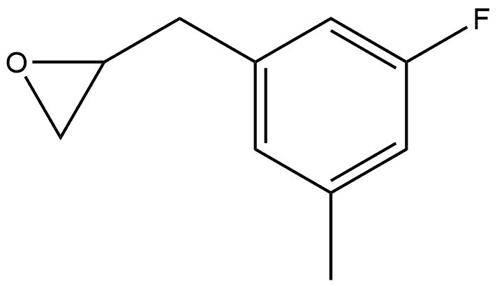 2-[(3-Fluoro-5-methylphenyl)methyl]oxirane Structure