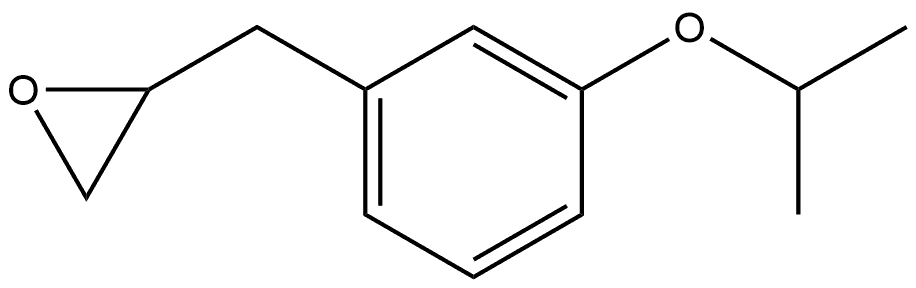 2-[[3-(1-Methylethoxy)phenyl]methyl]oxirane Structure