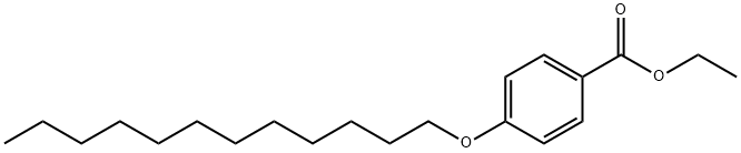 Benzoic acid, 4-(dodecyloxy)-, ethyl ester Structure