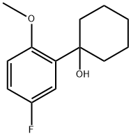 1-(5-fluoro-2-methoxyphenyl)cyclohexanol Structure