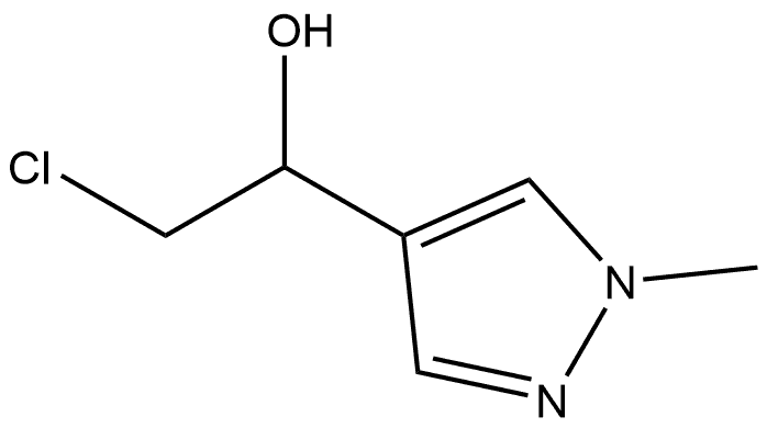 α-(Chloromethyl)-1-methyl-1H-pyrazole-4-methanol Structure