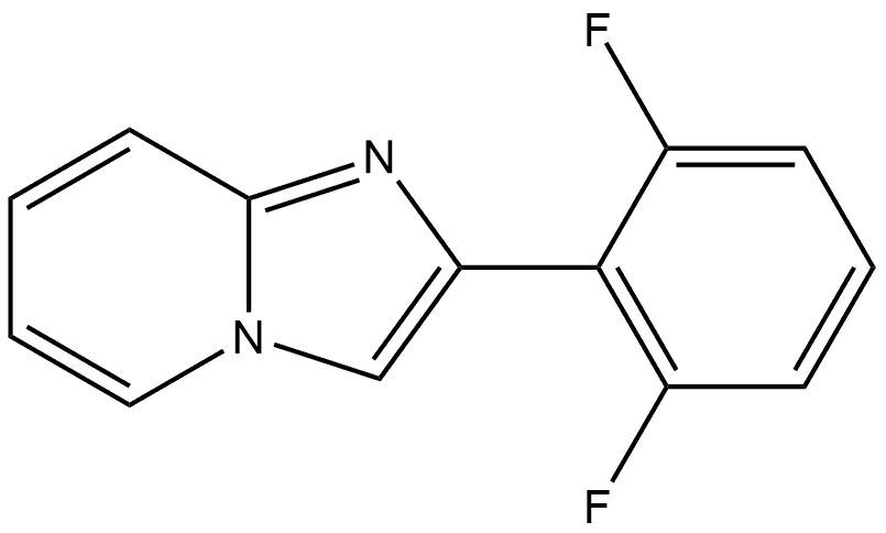 2-(2,6-Difluorophenyl)imidazo[1,2-a]pyridine Structure