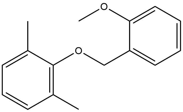 2-[(2-Methoxyphenyl)methoxy]-1,3-dimethylbenzene Structure