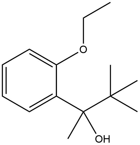 α-(1,1-Dimethylethyl)-2-ethoxy-α-methylbenzenemethanol Structure