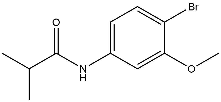 N-(4-Bromo-3-methoxyphenyl)-2-methylpropanamide Structure