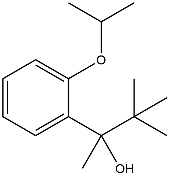 α-(1,1-Dimethylethyl)-α-methyl-2-(1-methylethoxy)benzenemethanol Structure