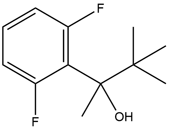α-(1,1-Dimethylethyl)-2,6-difluoro-α-methylbenzenemethanol Structure