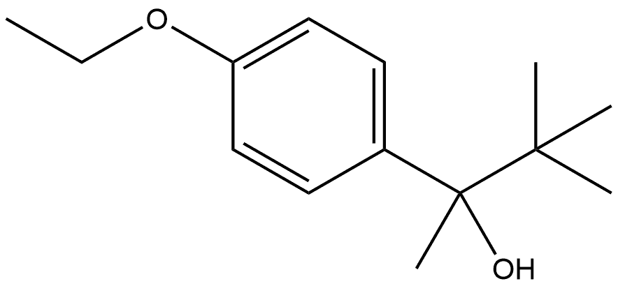 α-(1,1-Dimethylethyl)-4-ethoxy-α-methylbenzenemethanol Structure