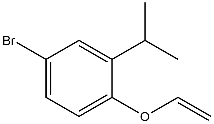 4-Bromo-1-(ethenyloxy)-2-(1-methylethyl)benzene 구조식 이미지