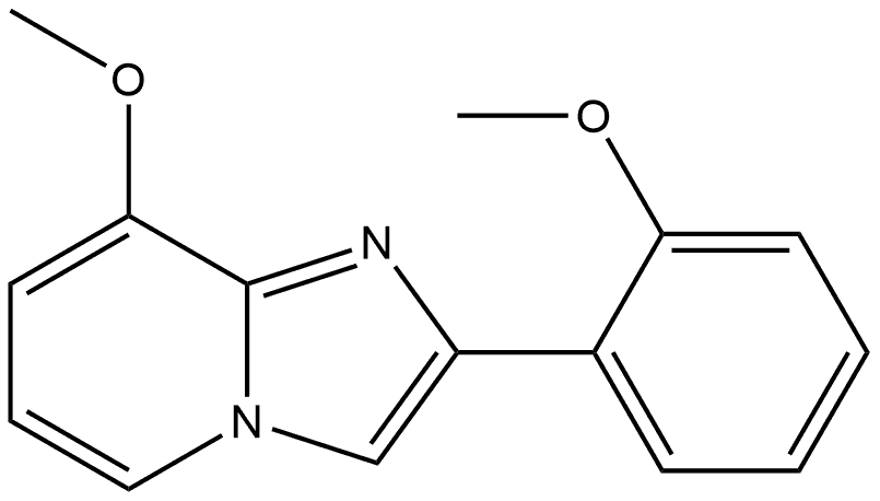 8-Methoxy-2-(2-methoxyphenyl)imidazo[1,2-a]pyridine Structure