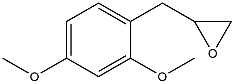 2-[(2,4-Dimethoxyphenyl)methyl]oxirane 구조식 이미지