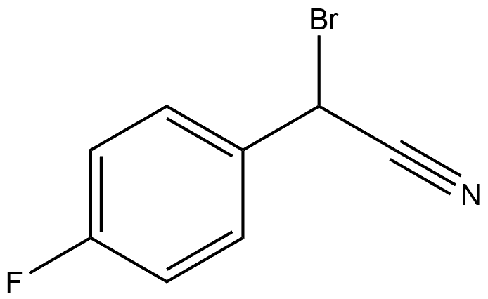 α-Bromo-4-fluorobenzeneacetonitrile 구조식 이미지