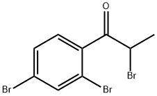 1-Propanone, 2-bromo-1-(2,4-dibromophenyl)- Structure