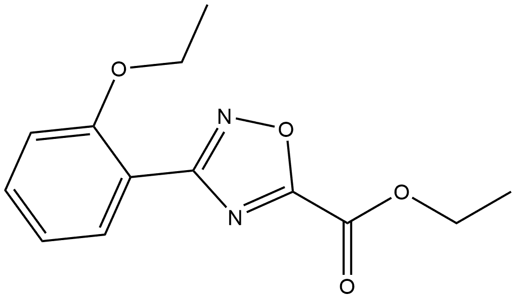 Ethyl 3-(2-Ethoxyphenyl)-1,2,4-oxadiazole-5-carboxylate Structure