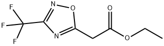 Ethyl 3-(trifluoromethyl)-1,2,4-oxadiazole-5-acetate Structure