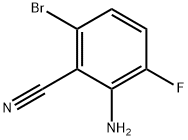 2-Amino-6-bromo-3-fluorobenzonitrile 구조식 이미지