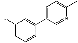 3-(6-Methylpyridin-3-YL)phenol Structure