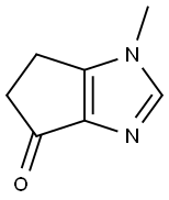 Cyclopent[d]imidazol-4(1H)-one, 5,6-dihydro-1-methyl- Structure