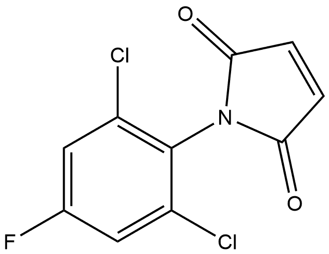 1-(2,6-Dichloro-4-fluorophenyl)-1H-pyrrole-2,5-dione Structure