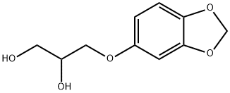 1,2-Propanediol, 3-(1,3-benzodioxol-5-yloxy)- Structure