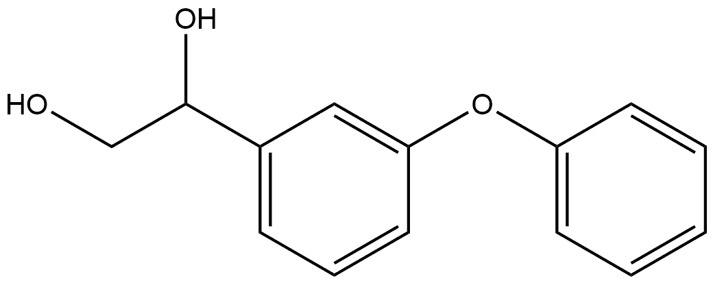 1-(3-Phenoxyphenyl)-1,2-ethanediol Structure