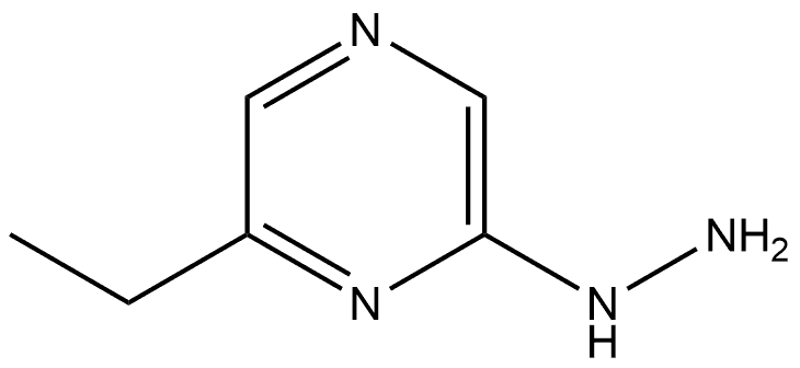 2-Ethyl-6-hydrazinylpyrazine Structure