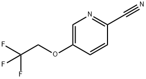 5-(2,2,2-Trifluoroethoxy)pyridine-2-carbonitrile Structure