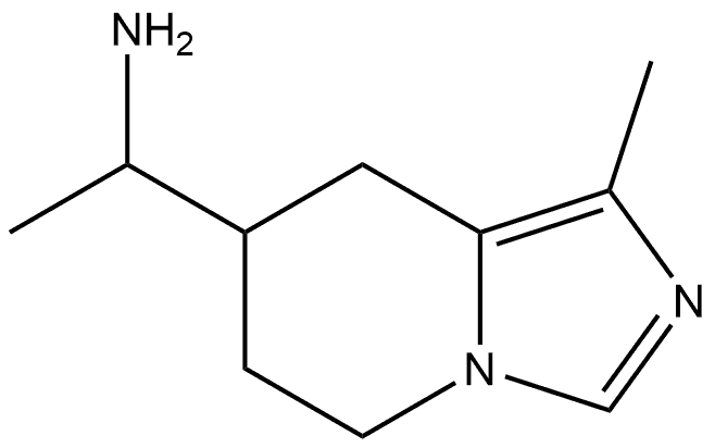 5,6,7,8-Tetrahydro-α,1-dimethylimidazo[1,5-a]pyridine-7-methanamine Structure