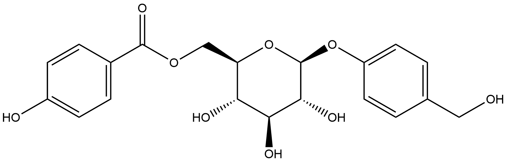 6'-O-p-Hydroxybenzoylgastrodin Structure