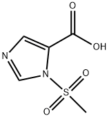 1-(Methylsulfonyl)-1H-imidazole-5-carboxylic acid 구조식 이미지