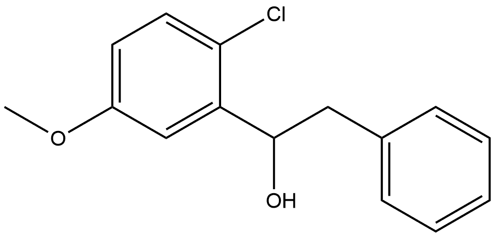 α-(2-Chloro-5-methoxyphenyl)benzeneethanol Structure