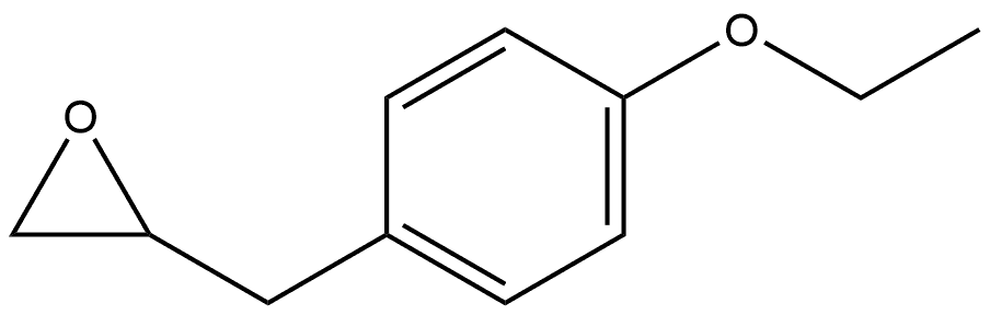 2-[(4-Ethoxyphenyl)methyl]oxirane Structure