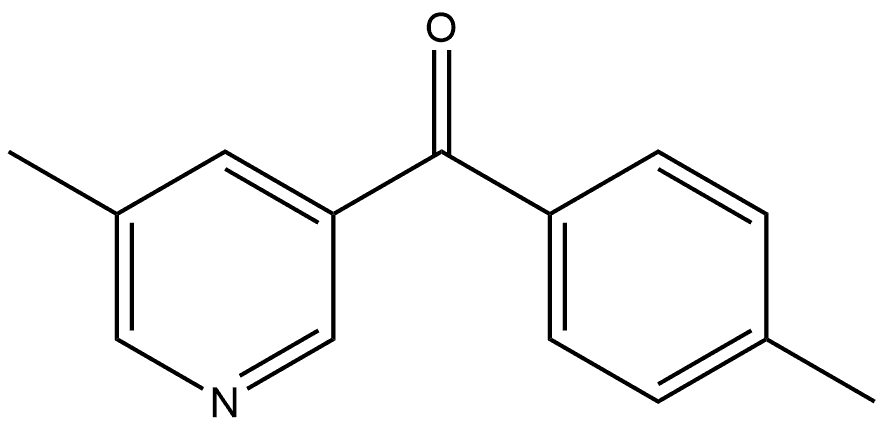 (5-methylpyridin-3-yl)(p-tolyl)methanone Structure