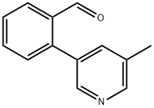 2-Methyl-5-(pyridin-3-yl)benzaldehyde Structure