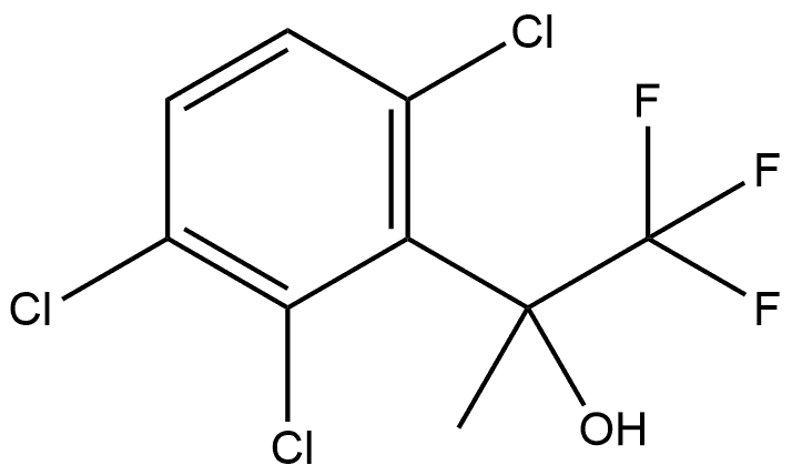 2,3,6-Trichloro-α-methyl-α-(trifluoromethyl)benzenemethanol Structure