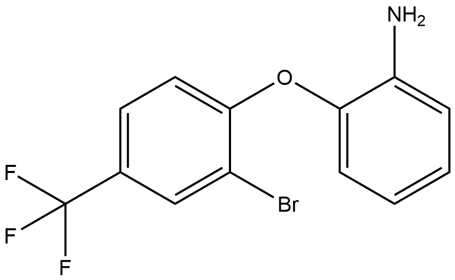 2-[2-Bromo-4-(trifluoromethyl)phenoxy]benzenamine Structure