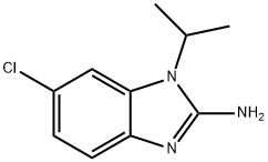 6-Chloro-1-(1-methylethyl)-1H-benzimidazol-2-amine Structure