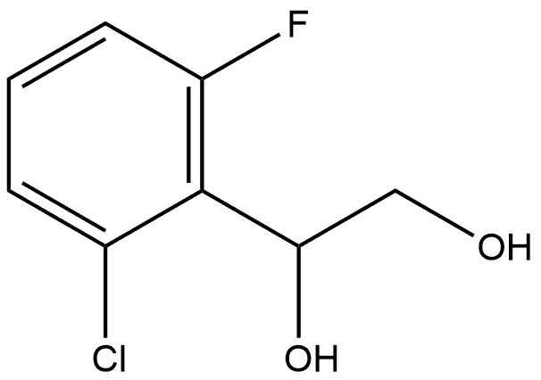 1-(2-Chloro-6-fluorophenyl)-1,2-ethanediol Structure