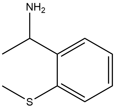 1-(2-(methylthio)phenyl)ethanamine 구조식 이미지