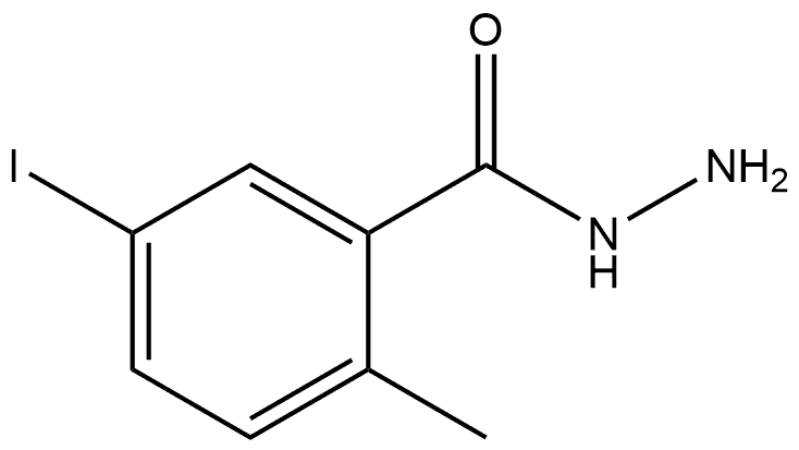 5-Iodo-2-methylbenzoic acid hydrazide Structure