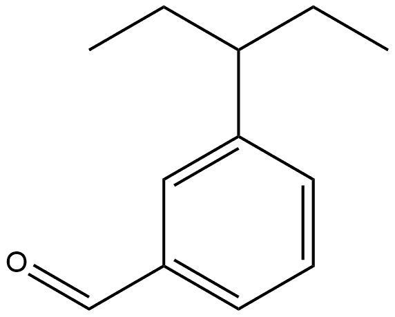 3-(1-Ethylpropyl)benzaldehyde Structure