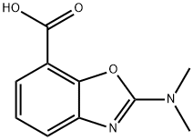 2-(Dimethylamino)-7-benzoxazolecarboxylic acid Structure