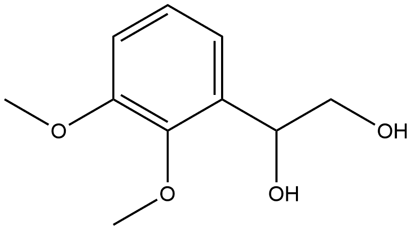 1-(2,3-Dimethoxyphenyl)-1,2-ethanediol Structure