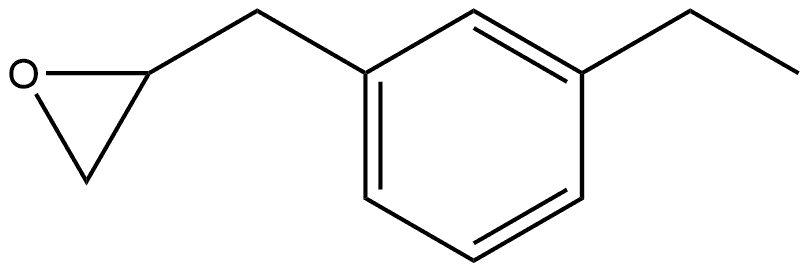 2-[(3-Ethylphenyl)methyl]oxirane Structure