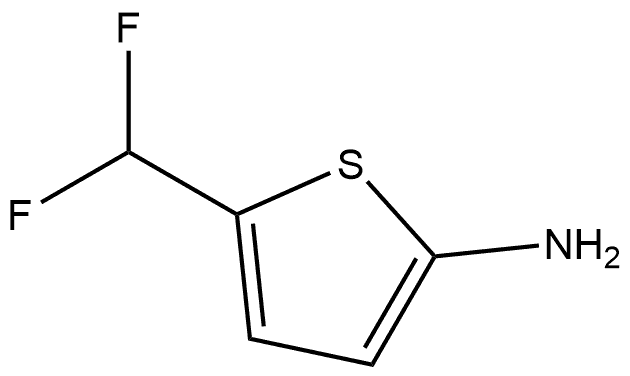 2-Thiophenamine, 5-(difluoromethyl)- Structure