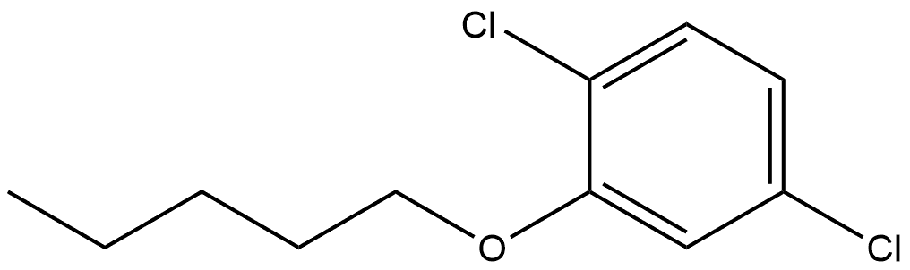 1,4-Dichloro-2-(pentyloxy)benzene Structure