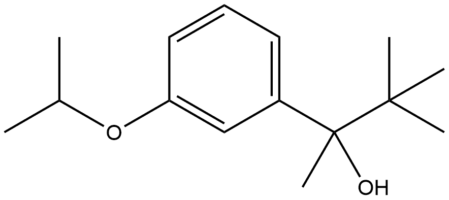 α-(1,1-Dimethylethyl)-α-methyl-3-(1-methylethoxy)benzenemethanol Structure