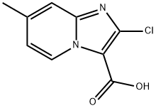 2-chloro-7-methylimidazo[1,2-a]pyridine-3-carboxylic acid Structure